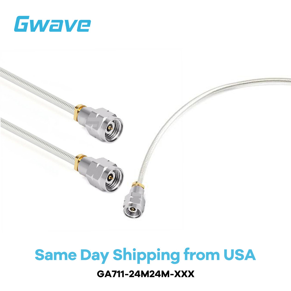 2.4mm Male to 2.4mm Male .086″ Semi-flexible Coax Cable, DC-50GHz