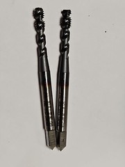 Lot of 2 OSG HY-PRO 8-32 Spiral Flute Taps for Aluminum TiCN H3 2 Flute