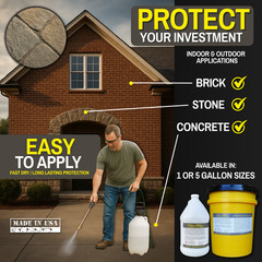 Concrete Sealer Penetrating Sealer Water Repellent for Concrete Tru Pel – 5 Gal