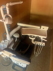TJ2688-A1 Dental Unit Chair PU Exam Chair w/ Light Tray Cuspidor