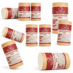 Surgical Cotton Roll (5kg): 100% Pure Absorbent, Non-Sterile Medical Grade.