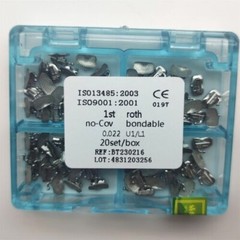 40Sets Dental Orthodontic Buccal Tube 1st Roth 022 U1/L1 Molar Bondable No-con