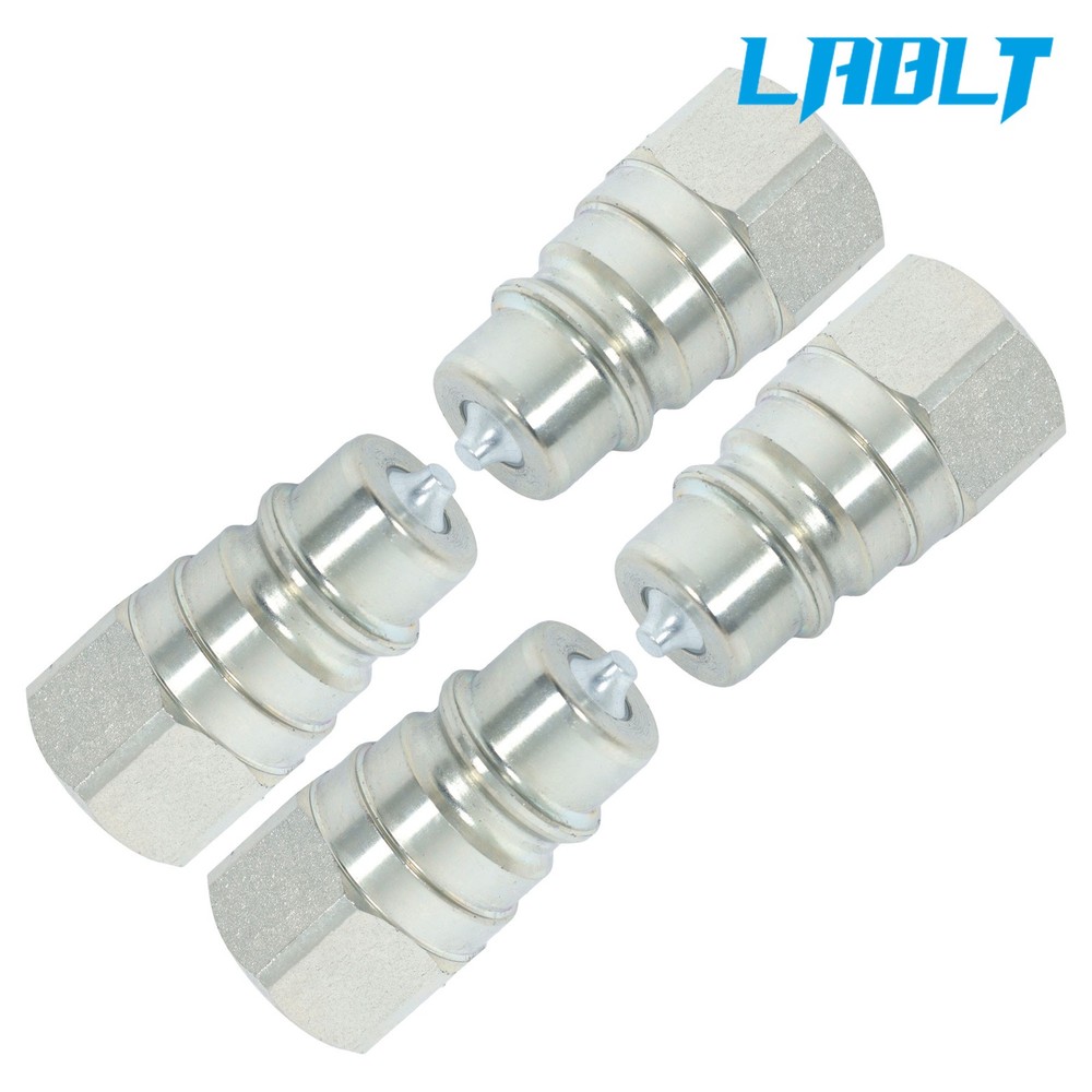LABLT 4× AW32184 Male Hydraulic Quick Coupler Plug For John Deere 1023 1025