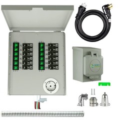 Nature’s Generator 12 Circuits 120/240V 50A Non-automatic Power Transfer Kit