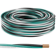 12 AWG THHN/THWN Copper Wire, 3-Color, Pre-Twisted, 25 FT | UL Listed Stranded C