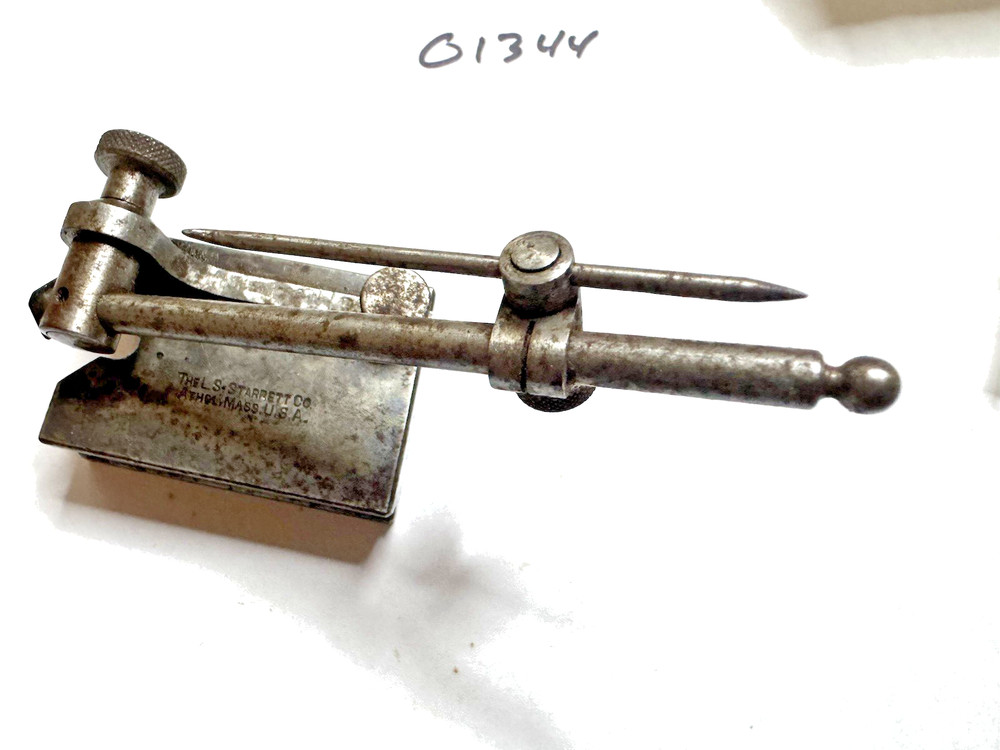 The L.S. Starrett Co. No. 56A Toolmakers’ Surface Gage with 4″ Spindle NICE!