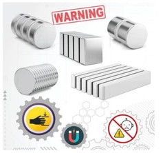 Lot 1/2″ x 1″ Inch Long Strong Neodymium Rare Earth Cylinder Magnets N50 Disc