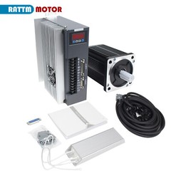 3.8KW 220V AC Servo Motor Driver CNC Controller Kit 15N.m 2500rpm φ22mm Shaft