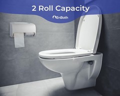 Commercial Toilet Paper Dispenser Wall Mount Double 2 Roll Locking Toilet Paper