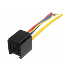 12V 80A Amp 5 Pin SPDT Automotive Wire Relay Socket Control Harness Connector