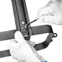 Strength Jerry Can Holder Bracket Mount Steel Rack For Fuel Oil Tank 20L 5.28Gal