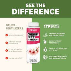 Cherry Tree Fertilizer Liquid Plant Food More Blossoms Better Fruit Set