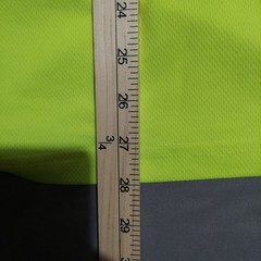 ML KISHIGO High Visibility Vest Size XL Reflective Lime Green