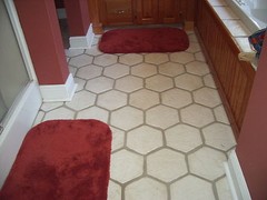 3 HEXAGON SLATE TEXTURE CONCRETE FLOOR TILE MOLDS 12×12 CRAFT TILES @ $0.30 EACH