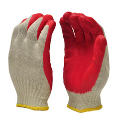 WHOLESALE Red Latex Dipped Gloves Rubber Palm Coated Work Gloves, ALL PURPOSE