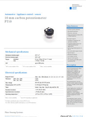 QTY (25) 1K Ohm 10mm CARBON TRIMMER POTENTIOMETERS PT10MV11-102A2020 PIHER