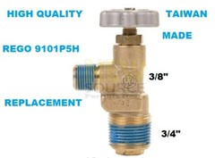 9101P5H G 9101P5 REGO REPLACES SHUT OFF VALVE 3/4 FORKLIFT TANK LPG GAS PROPANE