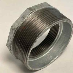 Galvanized Reducing Bushing 4″ x 3″ NPT Thread Pipe Fitting Rust Resistant