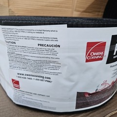 Owens Corning VentSure 7 in. x 20 ft. Ridge Vent Rigid Roll w/Weather Protector