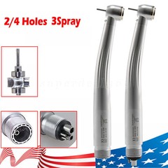 Dental Fiber Optic LED E-generator High Speed Handpiece Turbine 2/4 Hole YBM/YBB
