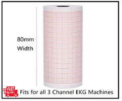 ECG Paper EKG Paper for 3 Channel ECG Machine 10 Rolls 80mm x 20meters
