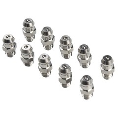 Grease Nipple 10Pcs Grease Inlet High Hardness Long Service Life Material