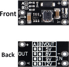 10pcs 3.7V to 5V 8V 9V 12V Mini DC-DC Boost Module Step Up Board with LED Indica