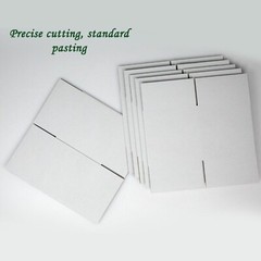 6x6x6 Inches Shipping Boxes Set of 40, White Corrugated Cardboard Box Literat…