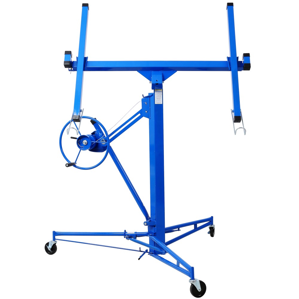 FOREOCELIV 11ft Drywall Lift Panel Hoist Jack Lifter 150 lbs Ceiling Wall Blue