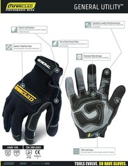 All-Purpose Utility Gloves – Waterproof, Reinforced Palm, Ideal for Construction
