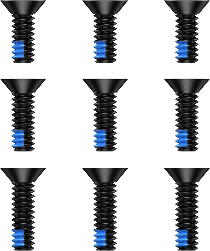 9Pcs Red Dot Screw Kit Includes 6-32 in 8mm/9.5mm/11mm for Red Dot Sight Optics