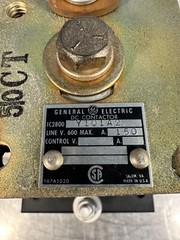 GE General Electric Y101A2 DC Contactor Relay 150 DC Amps 600V (4A-29)