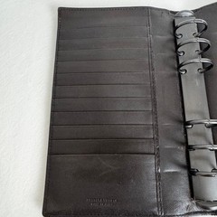Bottega Veneta Intrecciato Dark Brown Leather System Notebook w/Box Used Japan