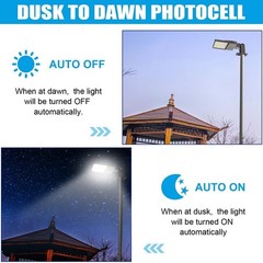 150W LED Parking Lot Light Outdoor Commercial Outside Security Flood Lighting