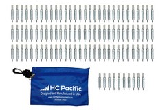 100 each C3/32 Cleco Fasteners & Pouch (Drill Size #40, Grip 0-1/4″) Made in USA