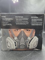NEW In Box 3M Paint Project Reusable Respirator LARGE OV P95 A1P2