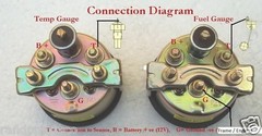 Temperature Gauge for Allis Chalmers D19 D21 170 180 185 190 200 Clear Glass