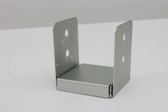 2 Pack 8×8 Post Base for Concrete, Pergola Black Brackets Kit w/ 1-Inch Standoff