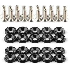 20Pcs/Set Bumper Fender Washers Engine Bay Dress Up Bolts Fasteners M6 JDM Fende