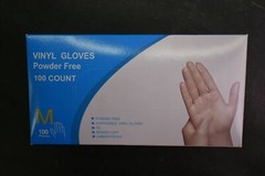 Monogram Disposable Vinyl Gloves Case Pack Medium Powder Free Case Pack 1000
