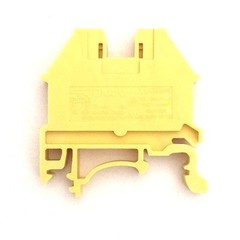 DIN Rail Terminal Blocks 10 Quantity DK4N-YW Yellow Dinkle 10 AWG Gauge 30A 600V