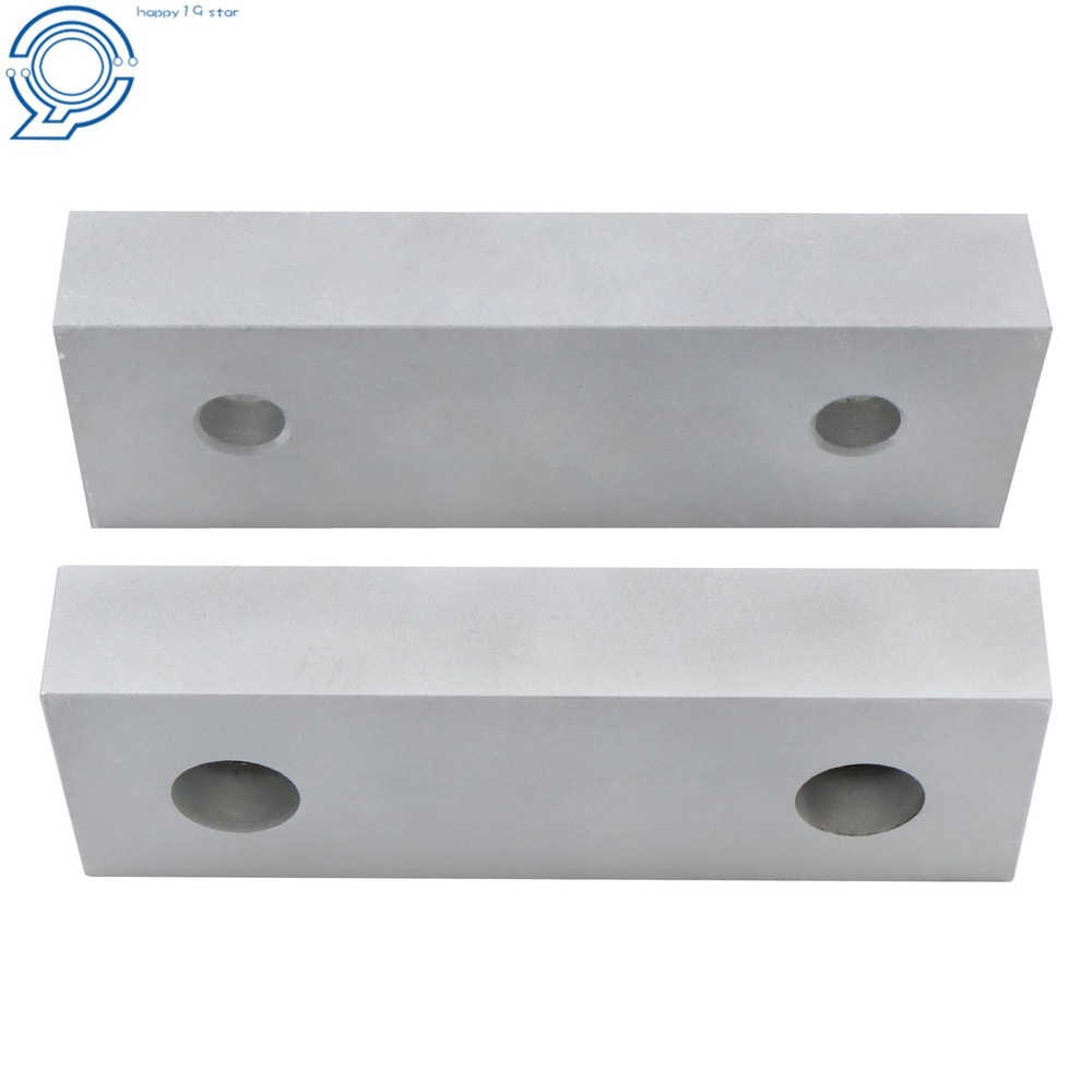 1 Pair Precision Reversible Aluminum 6″ × 2″ × 1″ Soft Jaws For 6″ Milling Vise