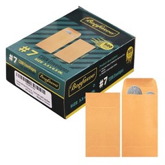 500 Pack Brown Coin Envelopes 3.5×6.5″ Kraft Self-Adhesive for Cash, Cards, Seed