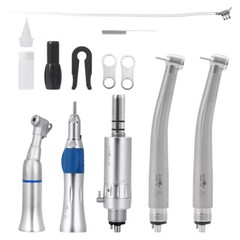 Dental High Speed LED Handpiece &Low Speed Handpiece with Air Scaler Kit 2/4H