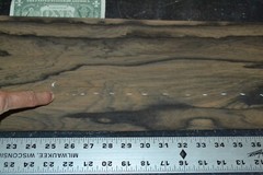 Ziricote Wood Veneer Sheet 7.5 x 45 inches 1/42nd 5944-25