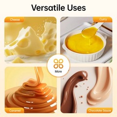 1600W 110V Hot Fudge Nacho Cheese Dispenser Sauce Caramel Melting Warmer Machine