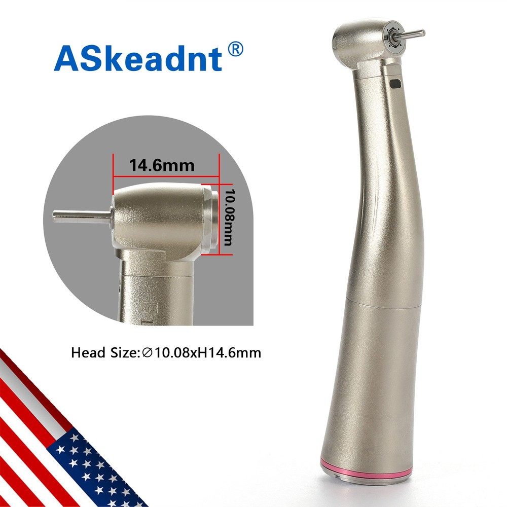 Dental 1:5 Increasing Fiber Optic Contra Angle Handpiece Standard Head ASkeadnt