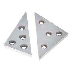 2PC 45 45 90 Degree Angle Blocks 30 60 90 Degree Angle Machinist Plate 0.0001″
