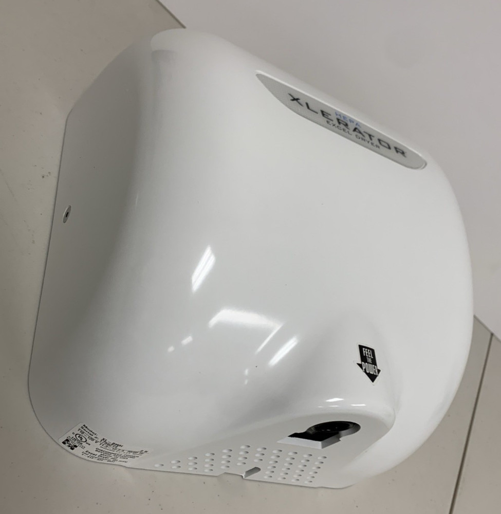 Excel Dryer XLERATOR® XL-BWH Hand Dryer with HEPA Filter – White BMC