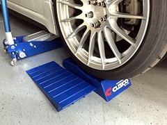 Cusco A517 SL99 Jack Assist Ramp Set Low Down Slope, 2 Pcs Separate Type Blue